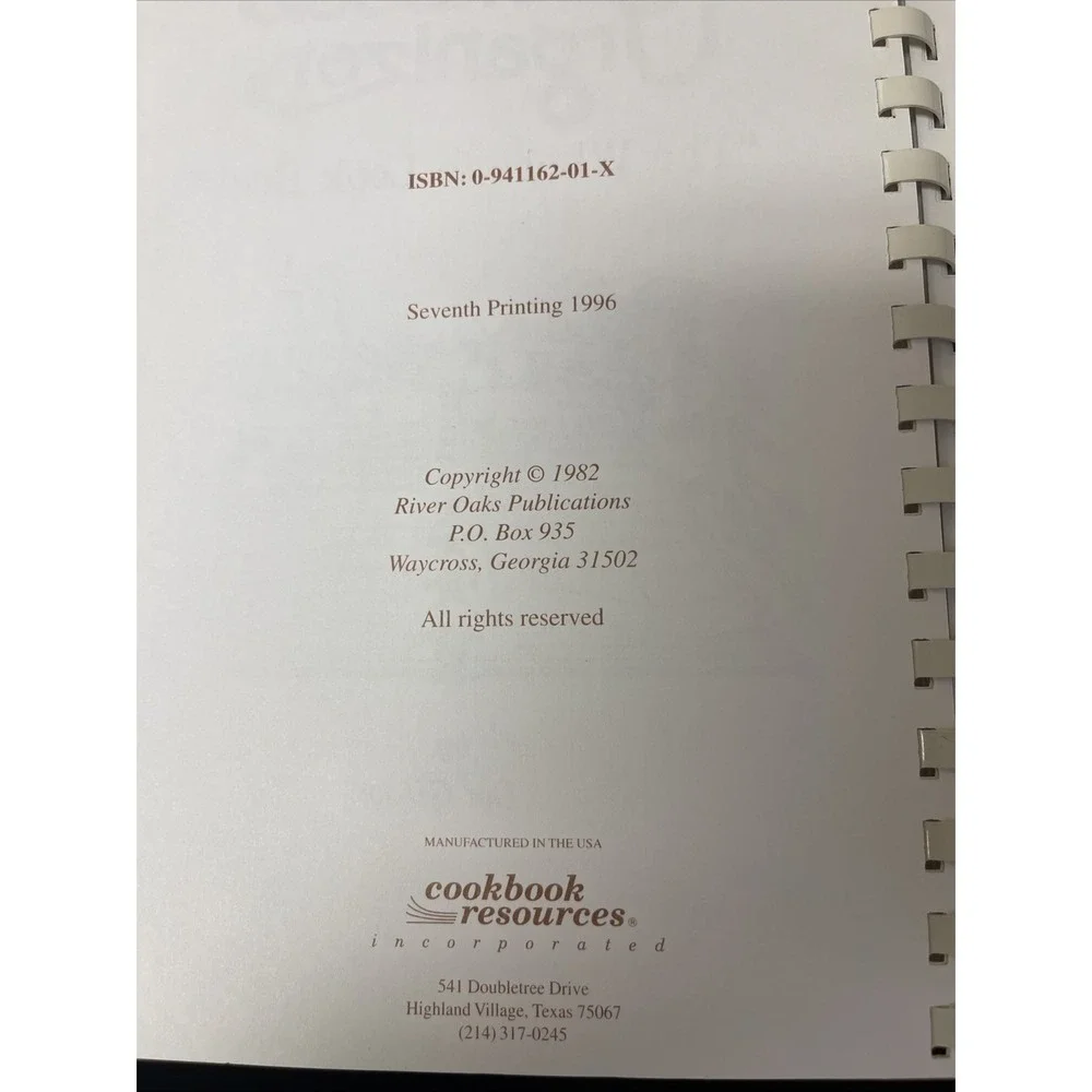 Vintage‎ Cookbook Organizer The Where To Look Book Dot Gibson Spiral PB 1982